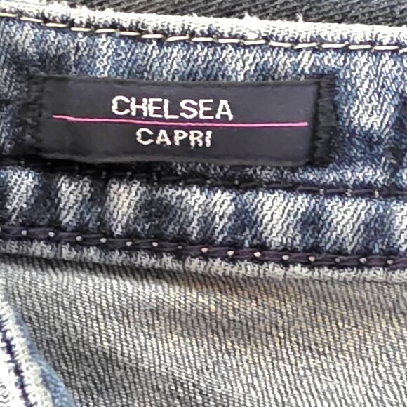 Vigoss Chelsea Heritage Fit Capri Jeans Sz 15/16 - Picture 5 of 9